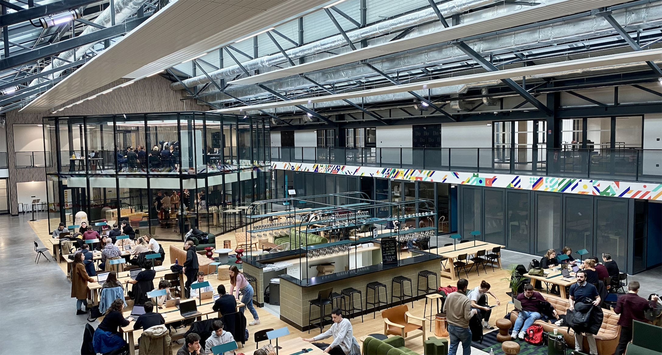 Photo de l’intérieur du MoHo remplie
