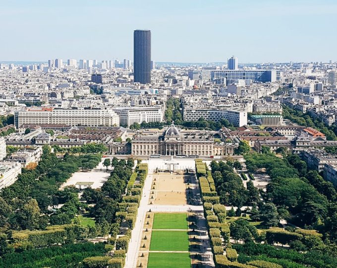 Une vue de Paris en hauteur