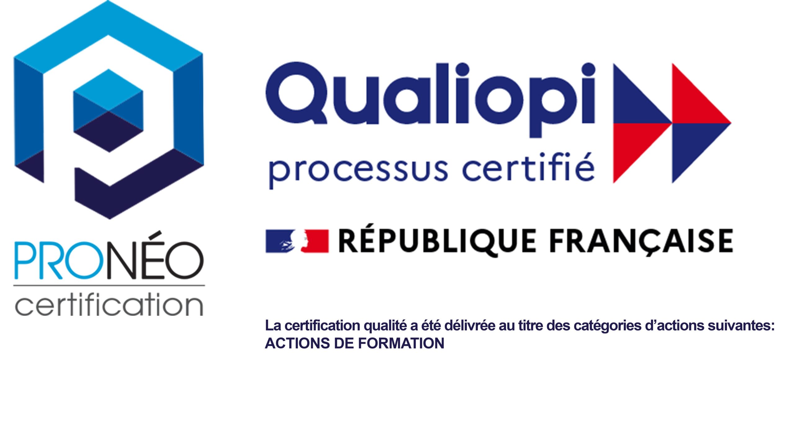 Bannière de Qualiopi Certification.