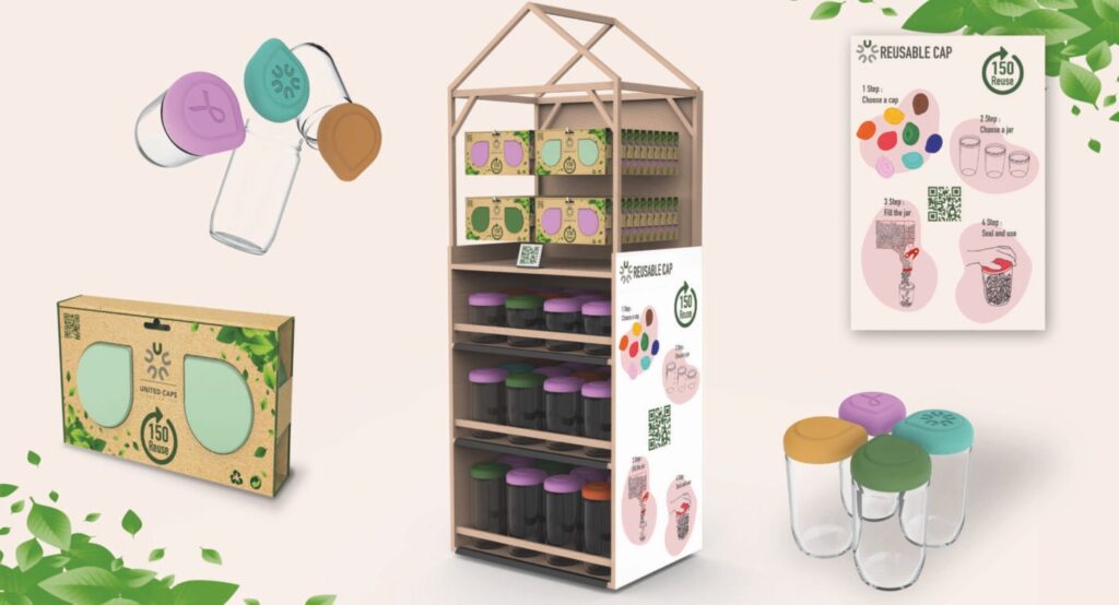 prototype united caps des étudiants du programme CPI