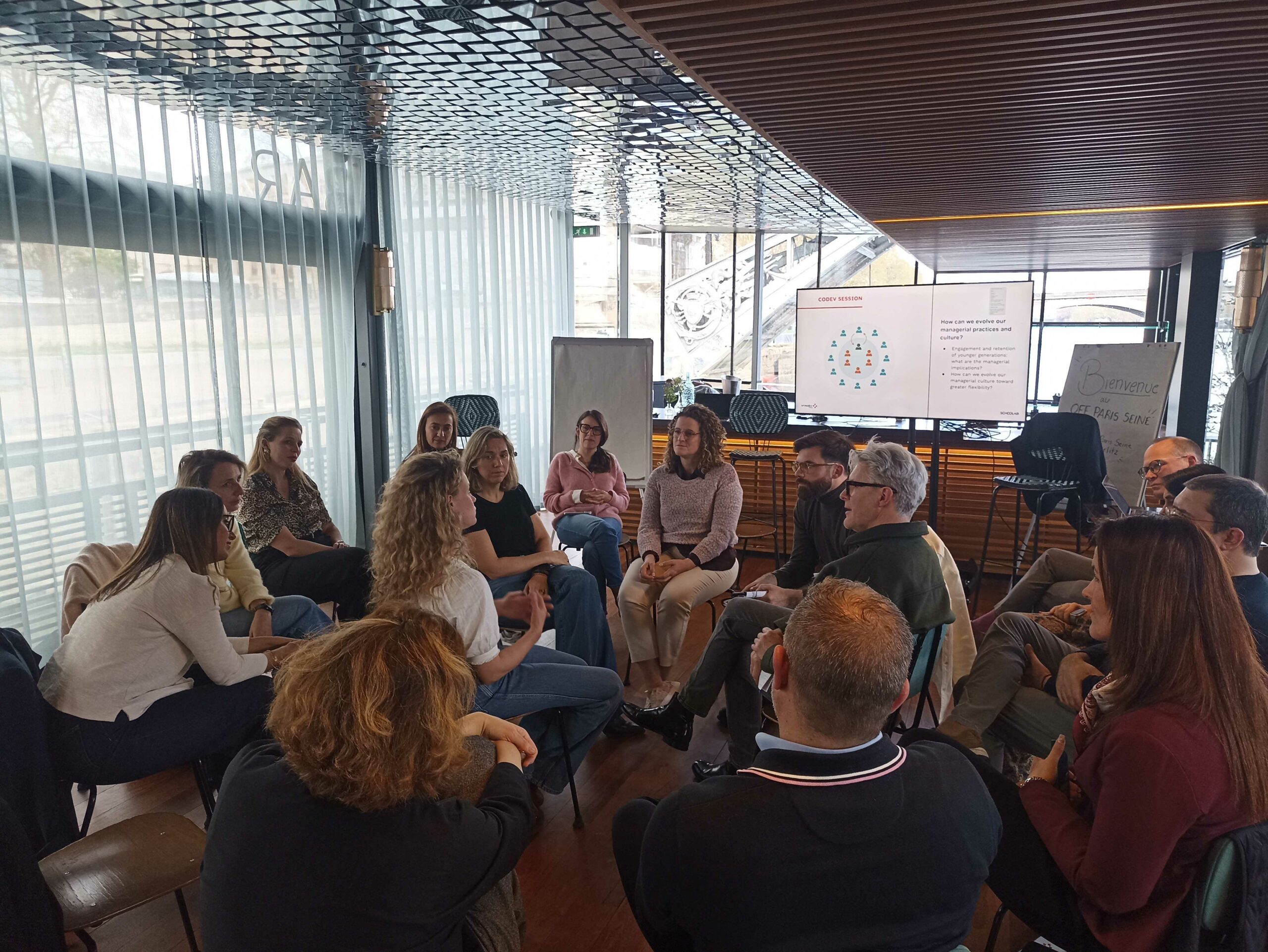 Atelier de transformation RH et futur du travail avec Schoolab et VINCI Energies