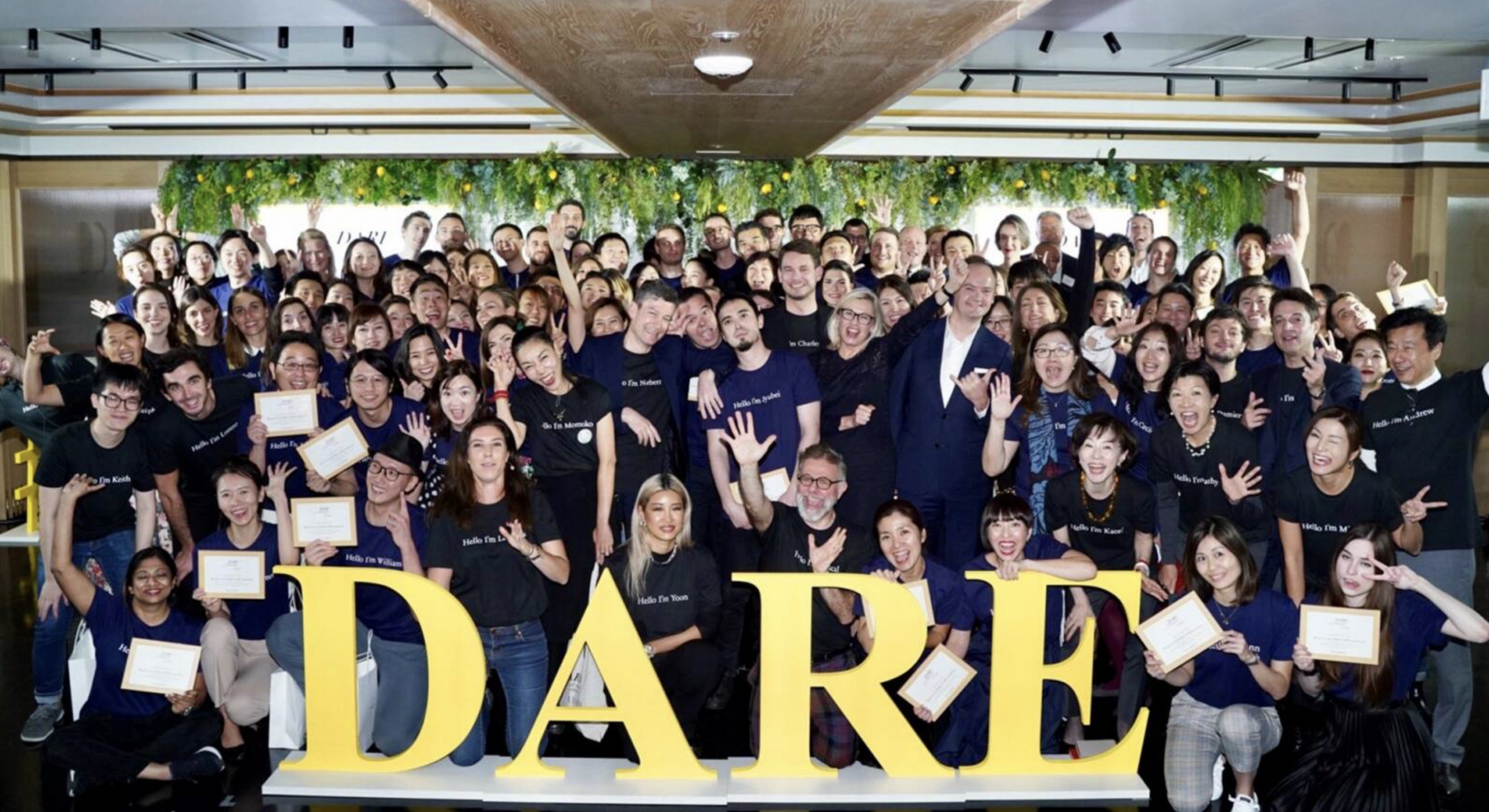 les entrepreneurs du programme DARE LVMH